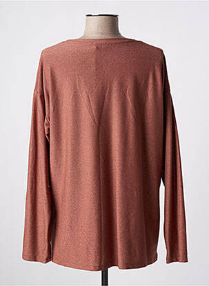 Top stretch manches longues orange EGO femme