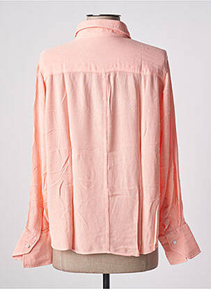 Chemisier coupe fluide manches longues rose BRUNO SAINT HILAIRE femme