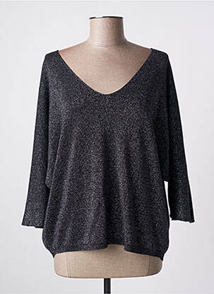 Pull noir MADE IN ITALY pour femme