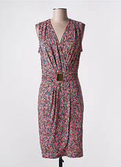 Robe mi-longue rose LADY LOL pour femme seconde vue