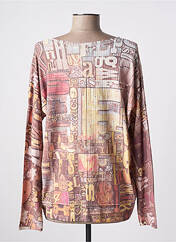 T-shirt beige MADE IN ITALY pour femme seconde vue