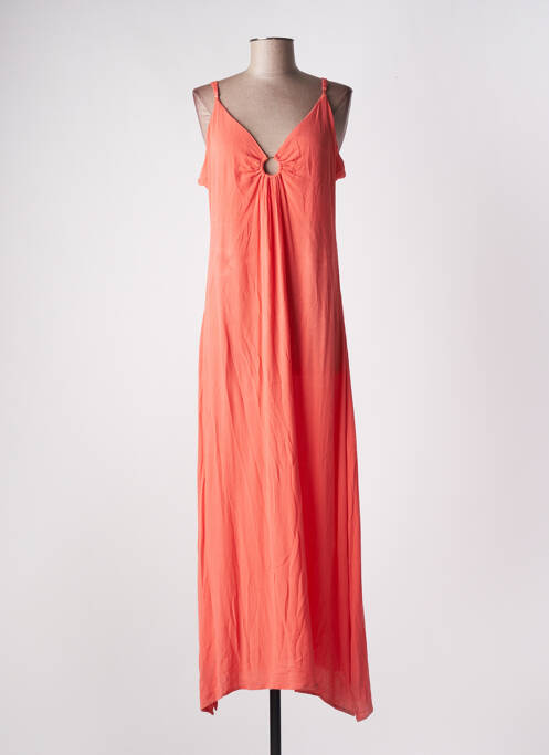 Robe longue orange LAURE + MAX pour femme