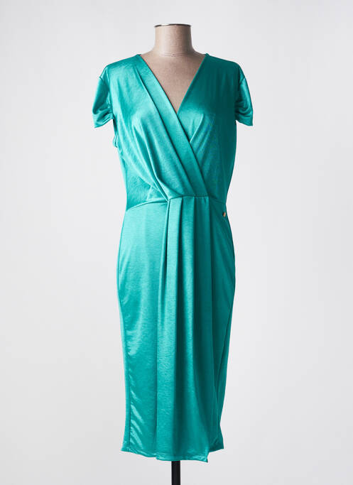 Robe mi-longue bleu DANIELA COOL pour femme