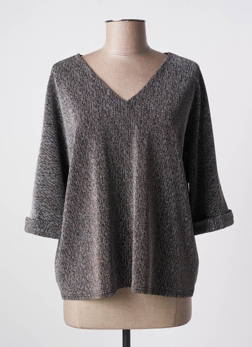 Top argent HALOGENE pour femme