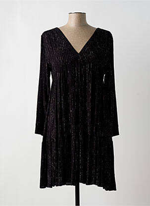 Robe mi-longue noir VINTAGE LOVE pour femme
