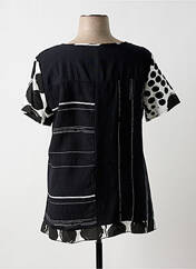 Tunique manches courtes noir PURPLEROSE pour femme seconde vue