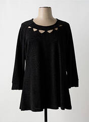 Tunique manches longues noir 2W PARIS pour femme seconde vue