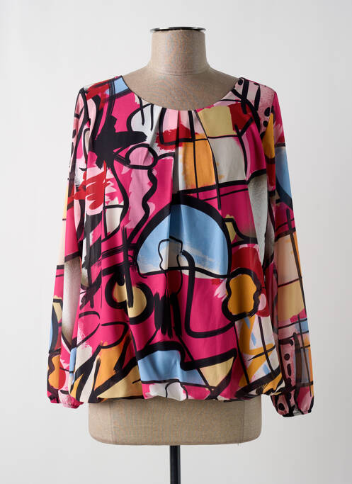 Blouse rose MADE IN ITALY pour femme