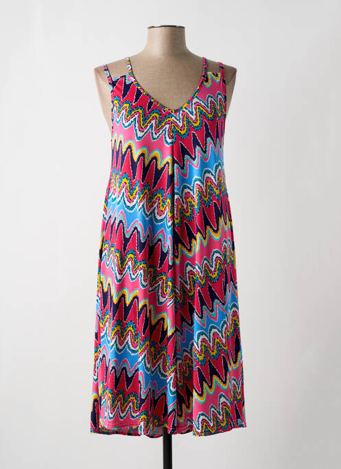 Robe mi-longue rose JOY'S PARIS pour femme