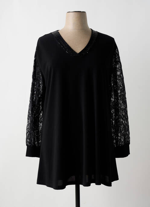 Tunique manches longues noir 2W PARIS pour femme