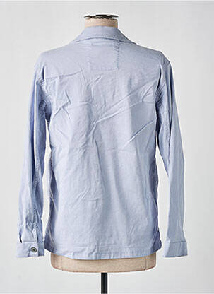 Veste casual coupe droite bleu BRUNO SAINT HILAIRE femme