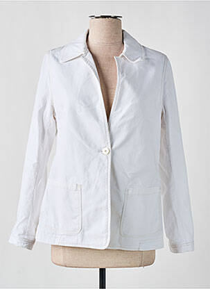 Blazer poches blanc BRUNO SAINT HILAIRE femme
