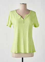 T-shirt vert A PARIS pour femme seconde vue