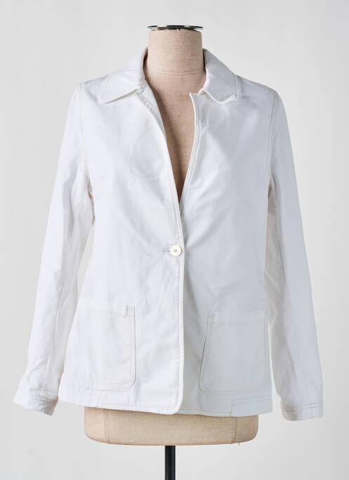 Blazer poches blanc BRUNO SAINT HILAIRE femme