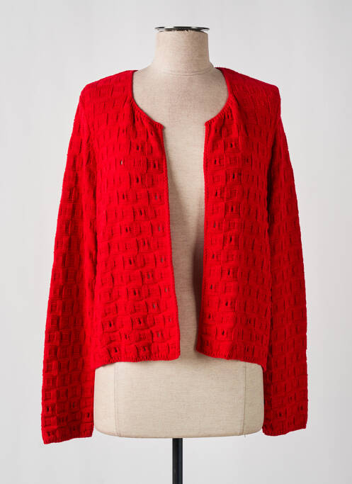Gilet manches longues rouge RMS 26 pour femme