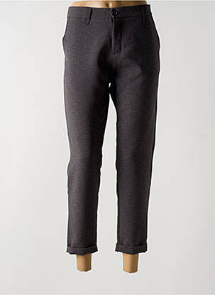 Pantalon 7/8 taille à pinces taille normale gris IMPERIAL femme
