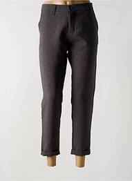 Pantalon 7/8 taille à pinces taille normale gris IMPERIAL femme