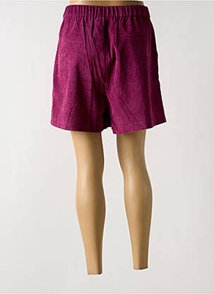 Short coupe fluide taille haute violet MOLLY BRACKEN femme