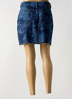 Jupe courte poches bleu DESIGUAL femme