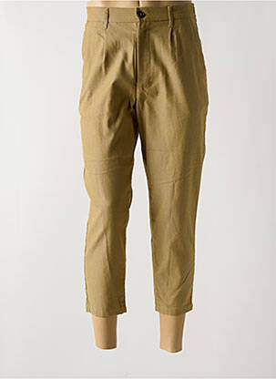 Pantalon 7/8 taille haute taille haute beige IMPERIAL femme