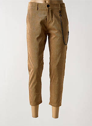 Pantalon 7/8 stretch taille normale beige IMPERIAL femme