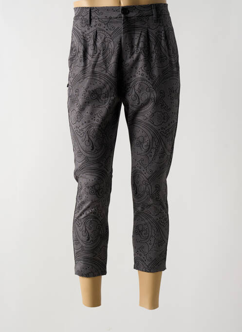 Pantalon 7/8 taille haute taille haute gris IMPERIAL femme