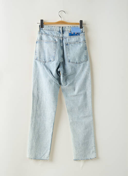 Jeans coupe droite bleu DESIGUAL pour femme