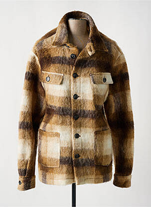 Manteau court poches sans capuche marron IMPERIAL femme
