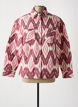 Veste casual coupe droite rose MOLLY BRACKEN femme