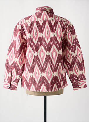Veste casual coupe droite rose MOLLY BRACKEN femme