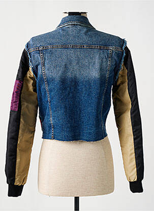 Veste casual coupe droite bleu DESIGUAL femme