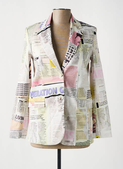 Veste casual blanc DESIGUAL pour femme