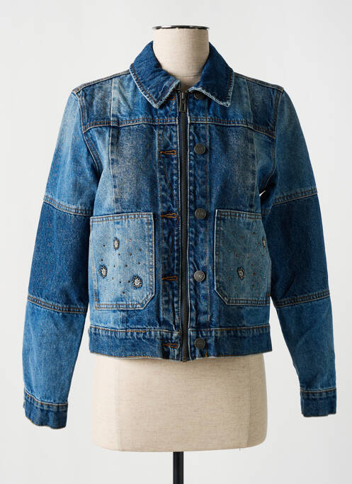 Veste casual bleu DESIGUAL pour femme
