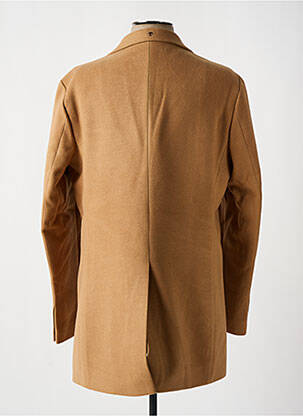 Manteau long manches longues sans capuche beige BENSON & CHERRY homme