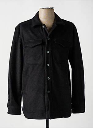 Veste casual fermeture boutonnée sur le devant noir IMPERIAL homme