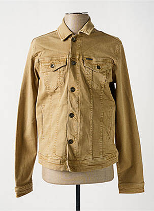 Veste casual fermeture boutonnée sur le devant beige GARCIA homme