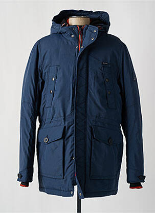 Parka manches longues a capuche bleu GARCIA homme