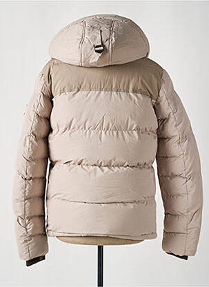 Doudoune poches a capuche beige GARCIA homme