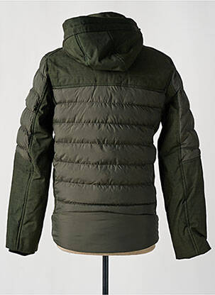 Doudoune manches longues a capuche vert GARCIA homme