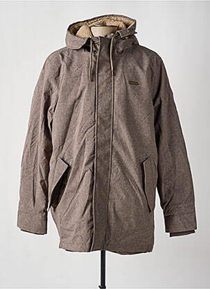 Parka manches longues a capuche gris RAGWEAR homme