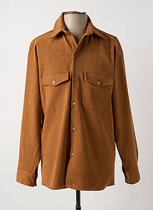 Chemise manches longues manches longues marron IMPERIAL homme