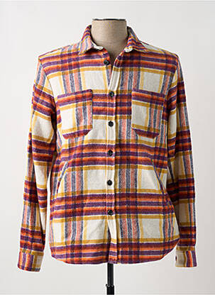 Veste casual fermeture boutonnée sur le devant orange IMPERIAL homme