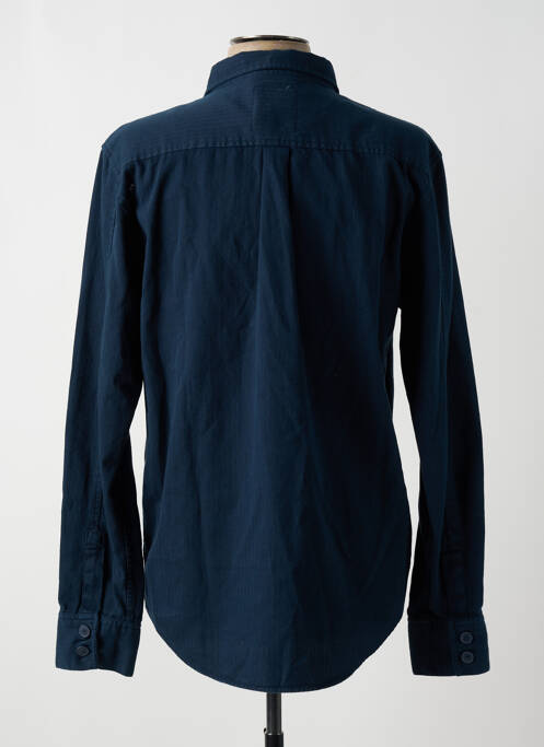 Chemise manches longues bleu FREEMAN T.PORTER pour homme