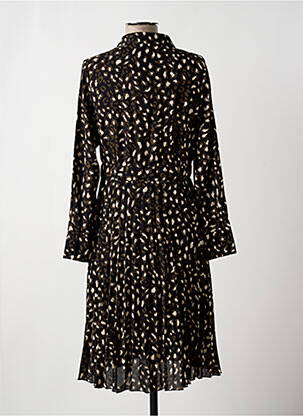 Robe mi-longue coupe fluide manches longues vert MOLLY BRACKEN femme