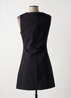 Robe courte imprimé fleurs sans manche noir DESIGUAL femme