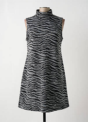 Robe mi-longue sans manche sans manche gris DESIGUAL femme