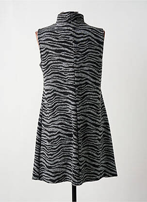 Robe mi-longue sans manche sans manche gris DESIGUAL femme