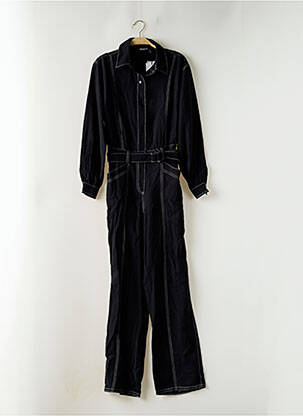 Combi-pantalon col chemisier manches longues noir DESIGUAL femme