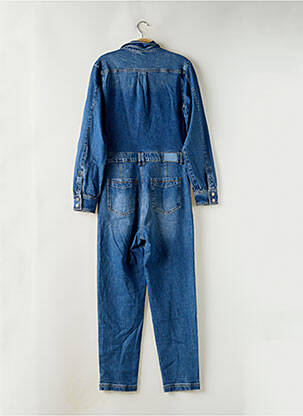 Combi-pantalon col chemisier manches longues bleu FREEMAN T.PORTER femme