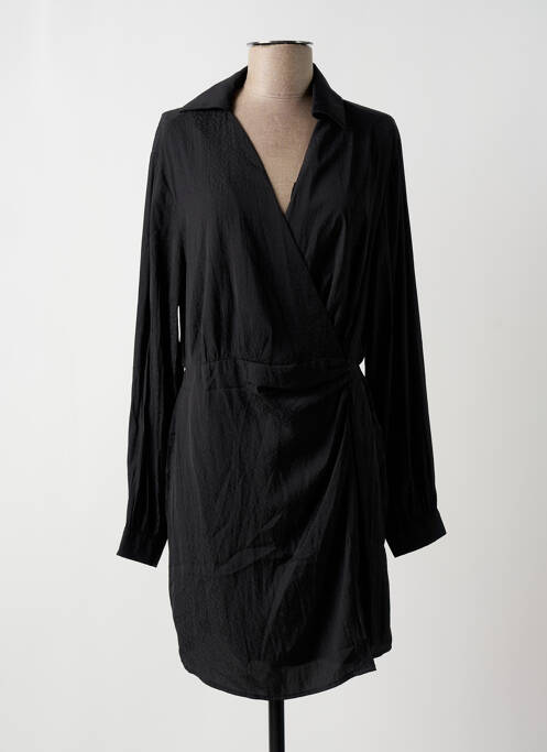 Robe courte manches longues manches longues noir DESIGUAL femme